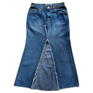 Vintage Fragile Jean Skirt